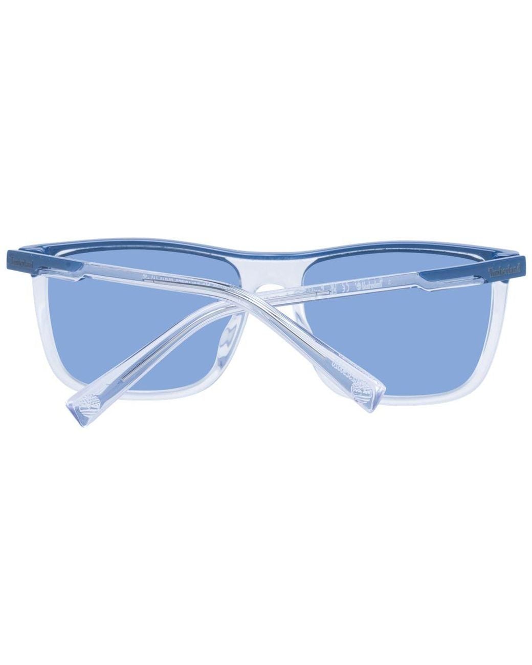 Timberland Blue White Plastic Sunglasses for men