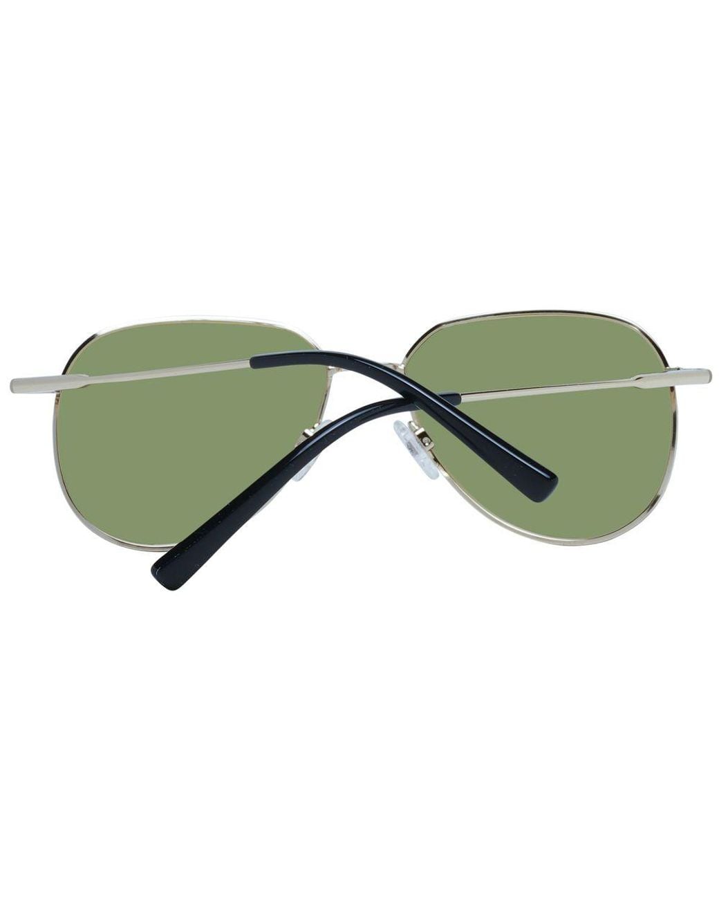 Serengeti Green Gold Metal Sunglasses