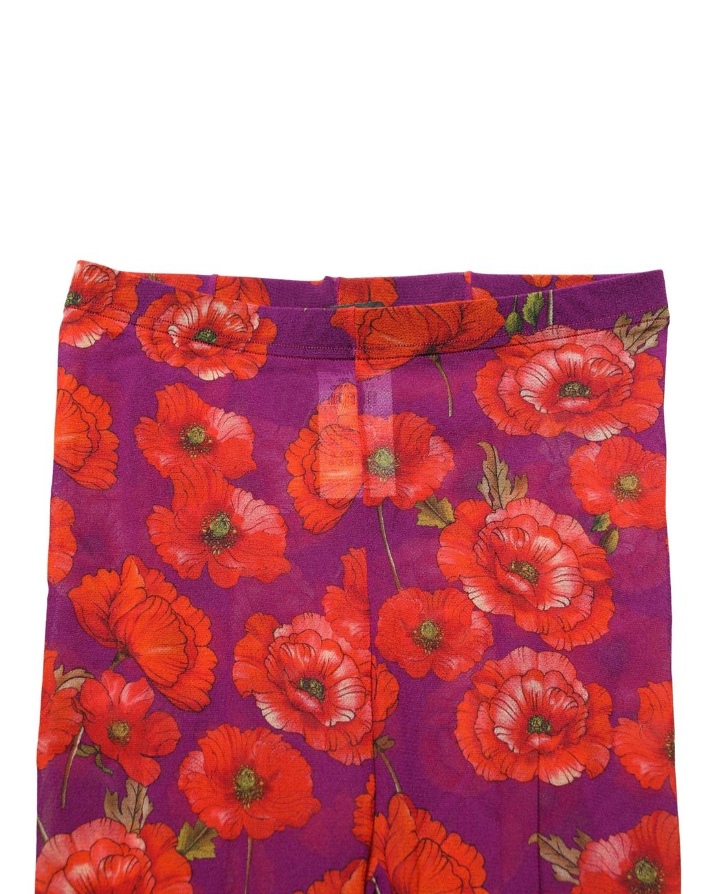 Dolce & Gabbana Red Nylon Floral Print Tights Stockings Socks Clothing