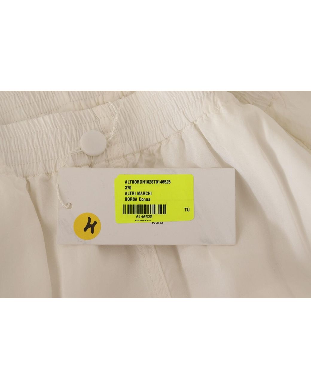 Maison Margiela White High Waist Cropped Trouser Pants