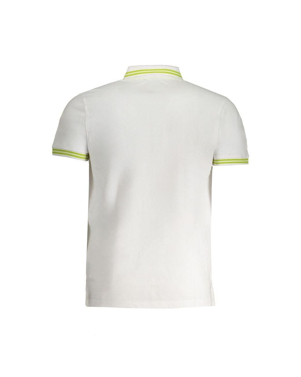 Roberto Cavalli White Cotton Polo Shirt for men