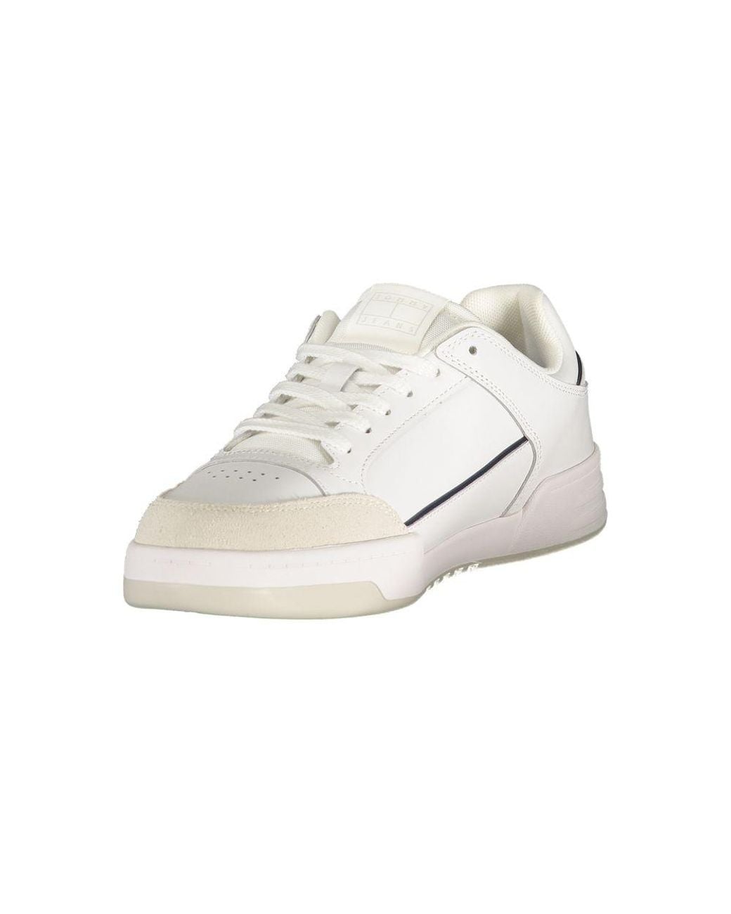 Tommy Hilfiger White Poliuretano Uomo Sneaker for men