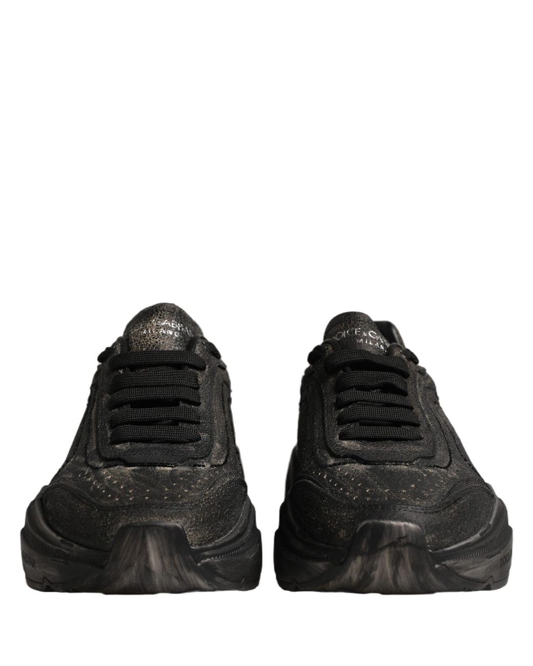 Dolce & Gabbana Black Daymaster Low Top Sneakers Shoes