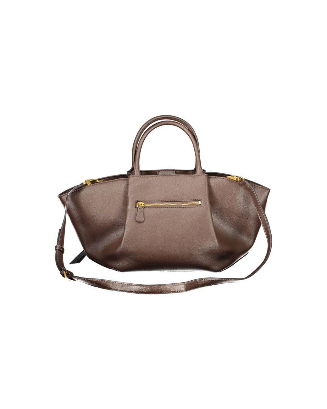 Guess Brown Polyethylene Handbag