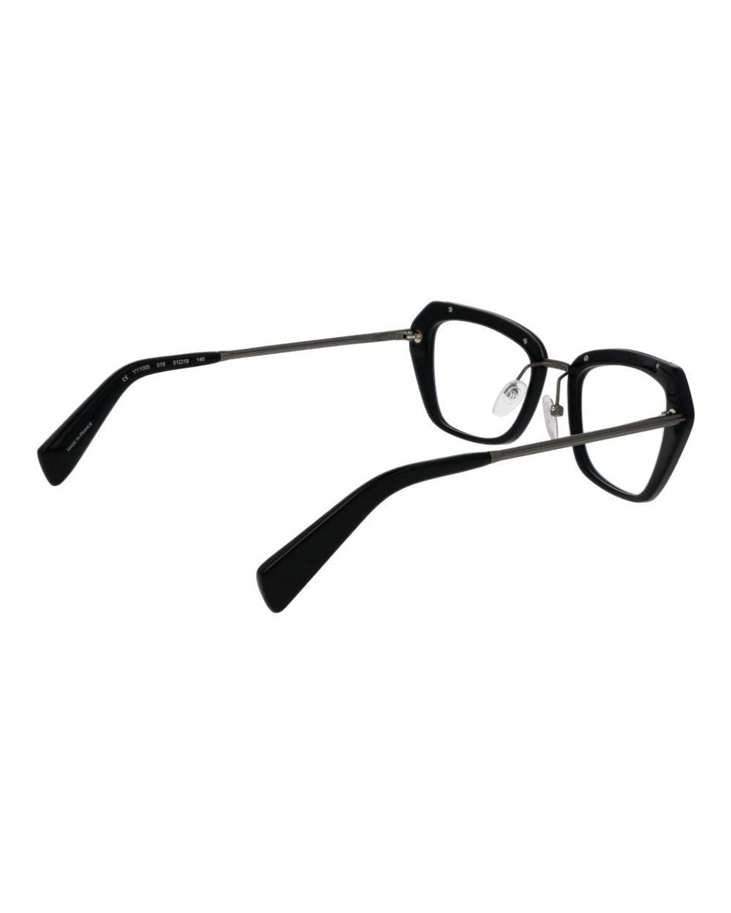 Yohji Yamamoto Black Plastic Glasses (frames) for men