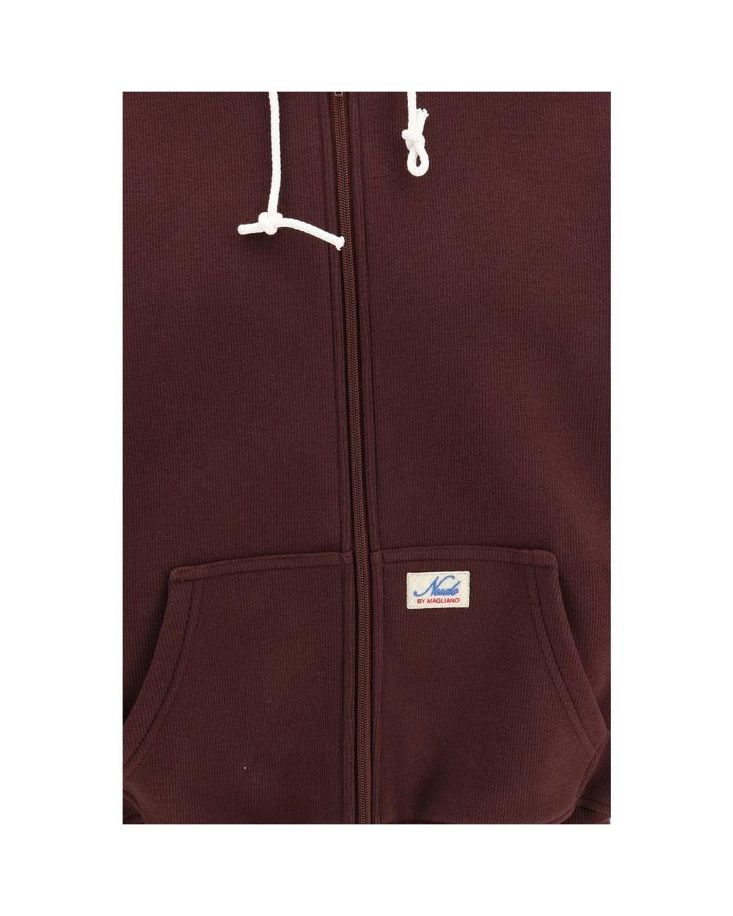 Magliano Purple Bordeaux Cotton Sweatshirt for men