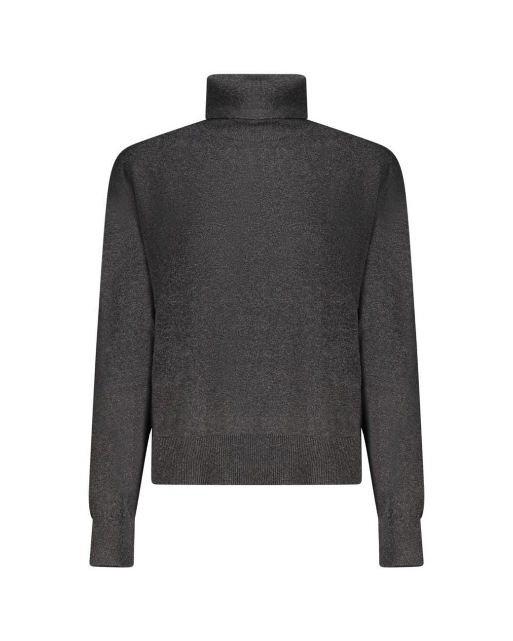 Pepe Jeans Gray Black Cotton Sweater