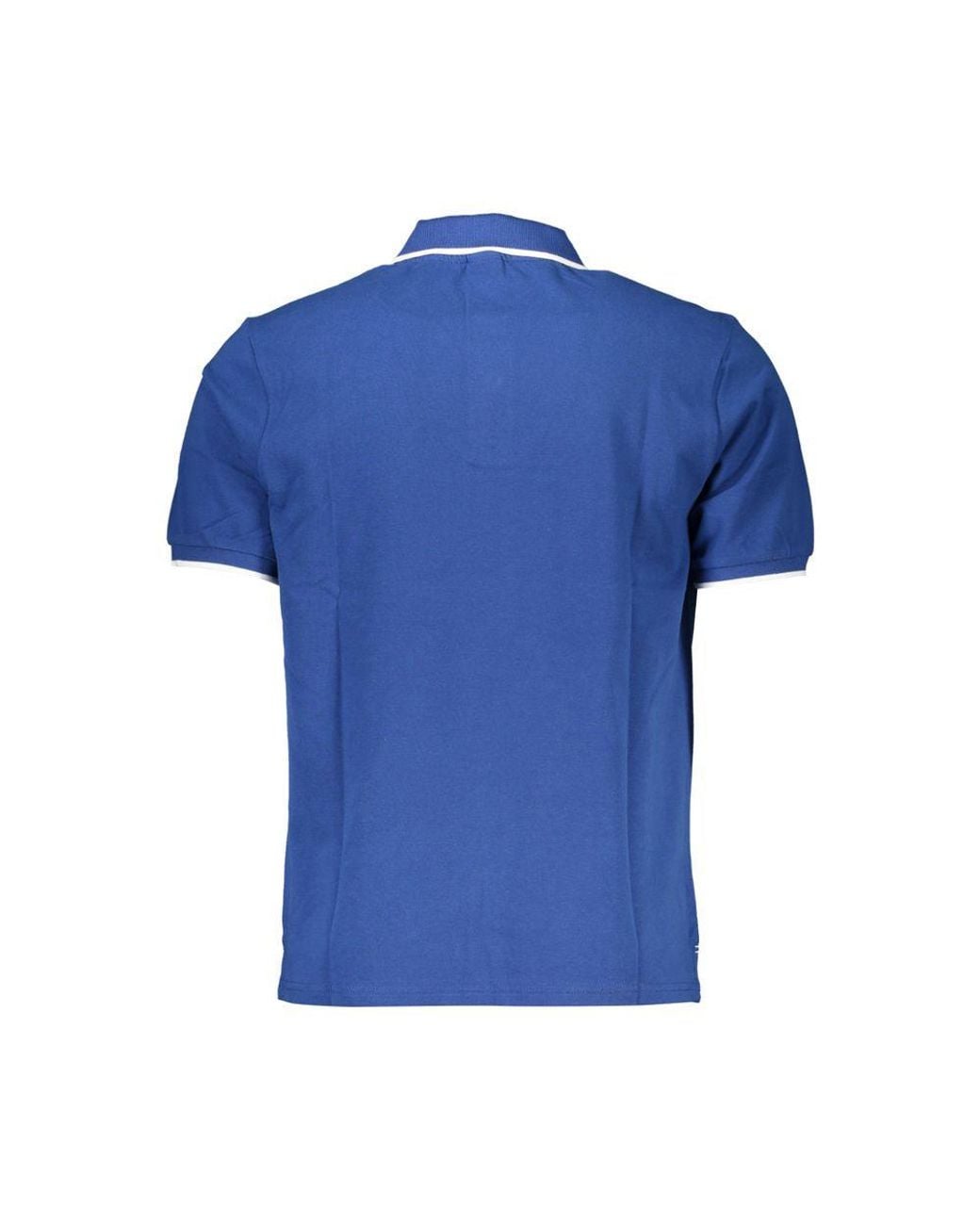 North Sails Blue Cotton Polo Shirt for men