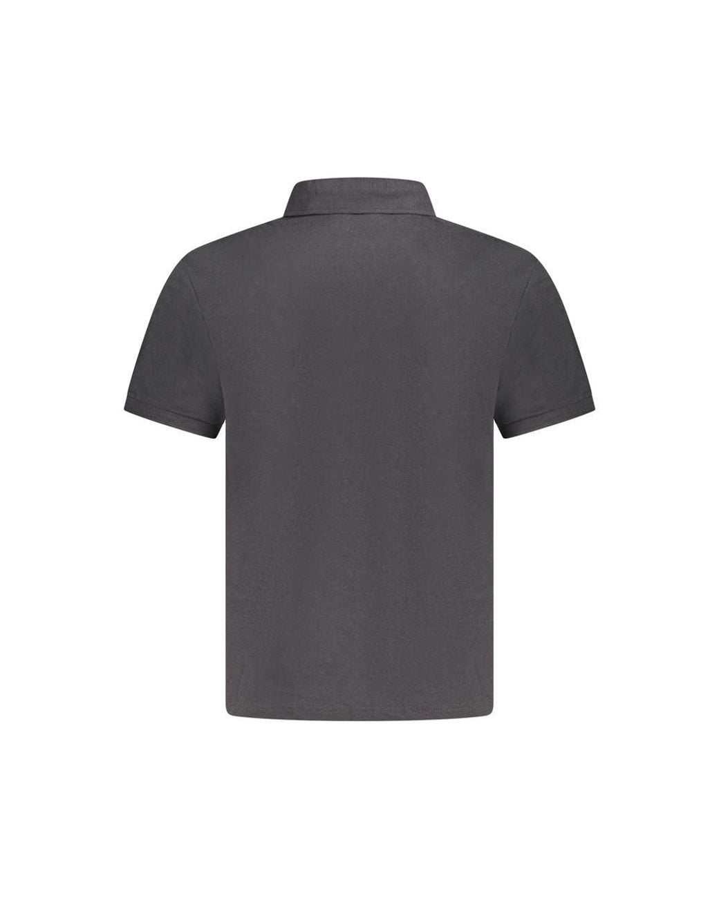North Sails Black Cotton Polo Shirt for men