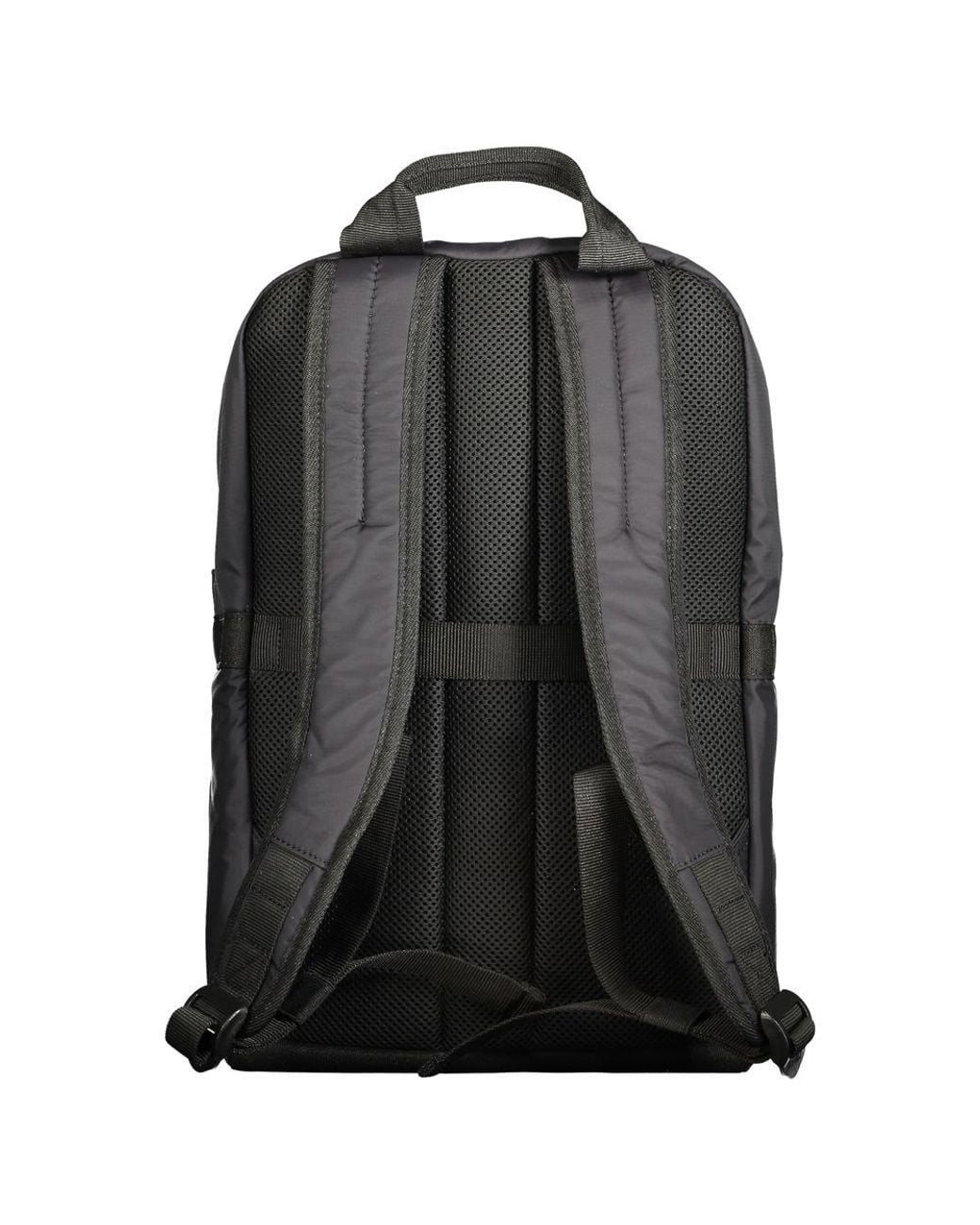 K-Way Gray Black Polyamide Backpack for men