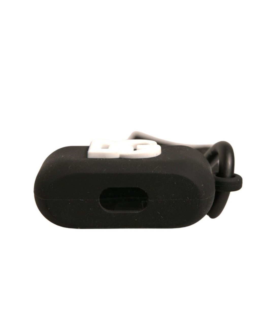 Dolce & Gabbana Black Silicone Rubber Logo Embossed Airpods Case Accessory