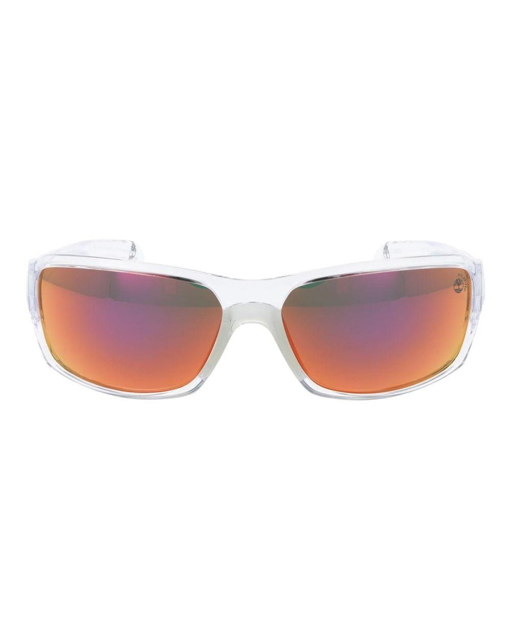 Timberland White Transparent Plastic Sunglasses for men