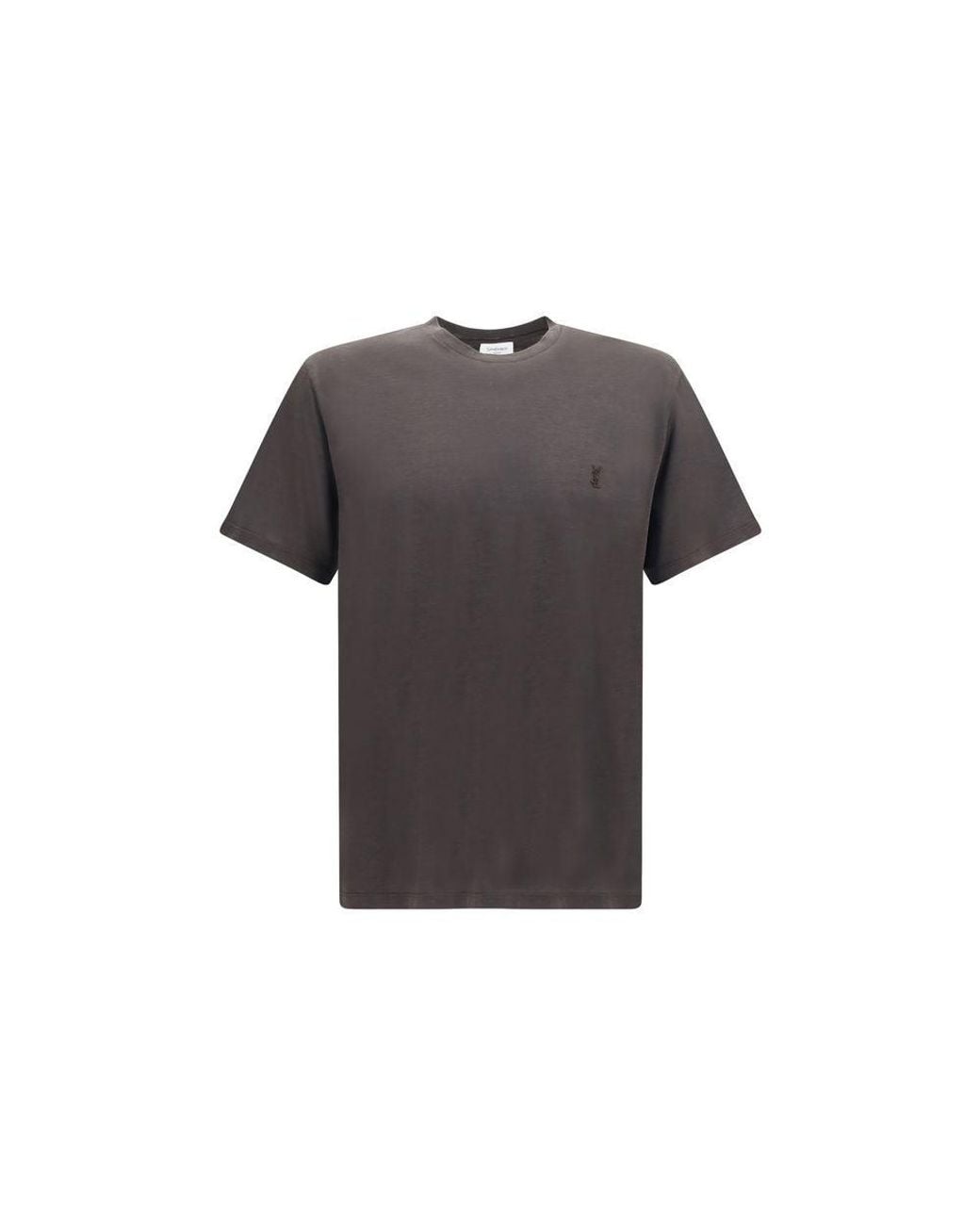 Saint Laurent Gray Brown Silk T for men