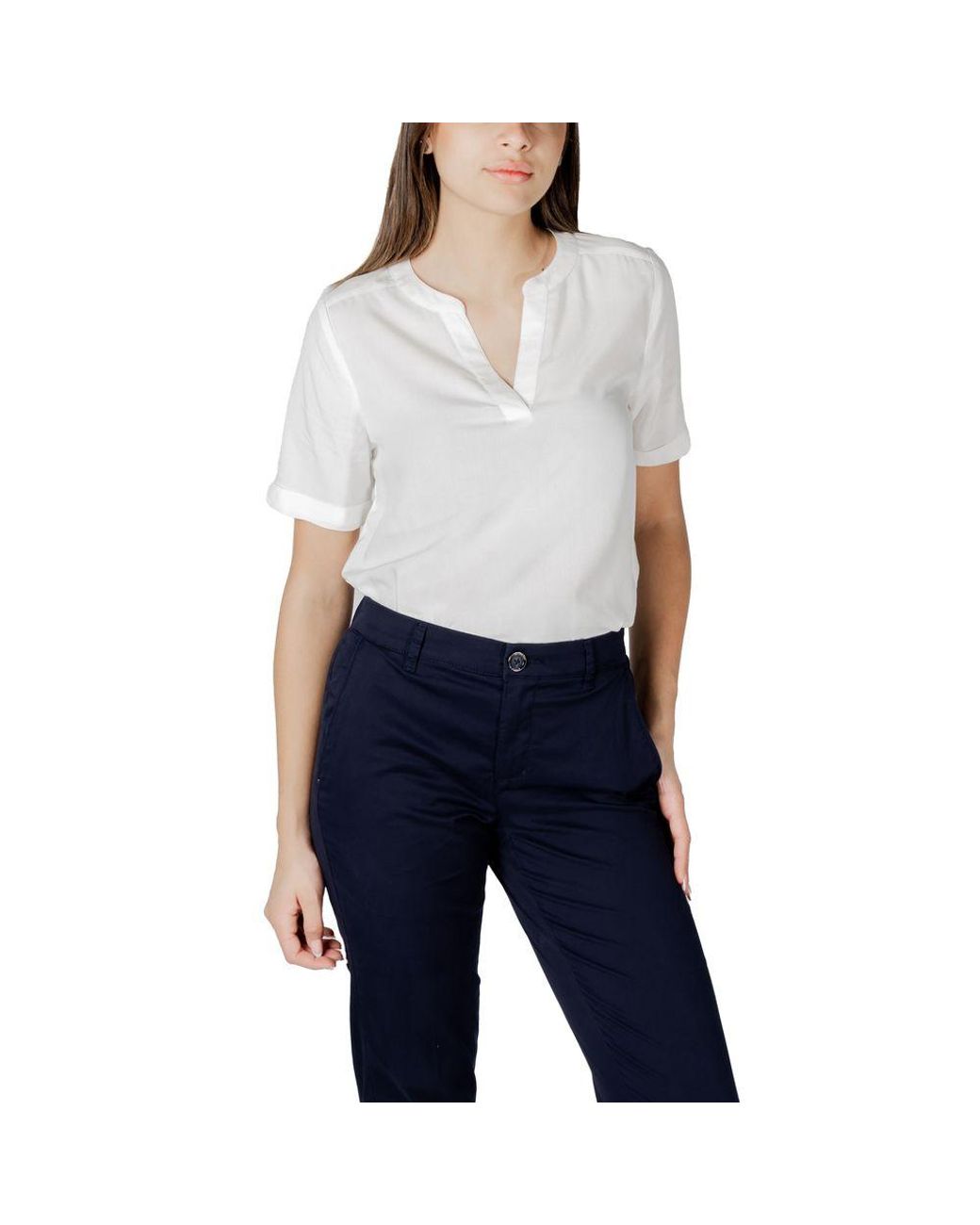Street One White Viscose Shirt