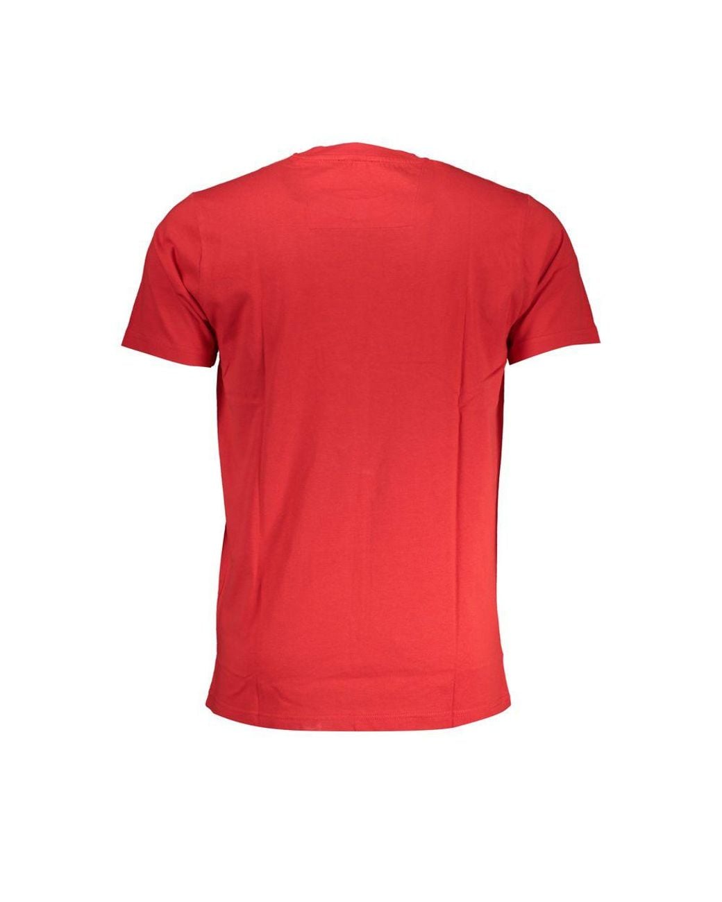 Roberto Cavalli Red Cotton T-Shirt for men