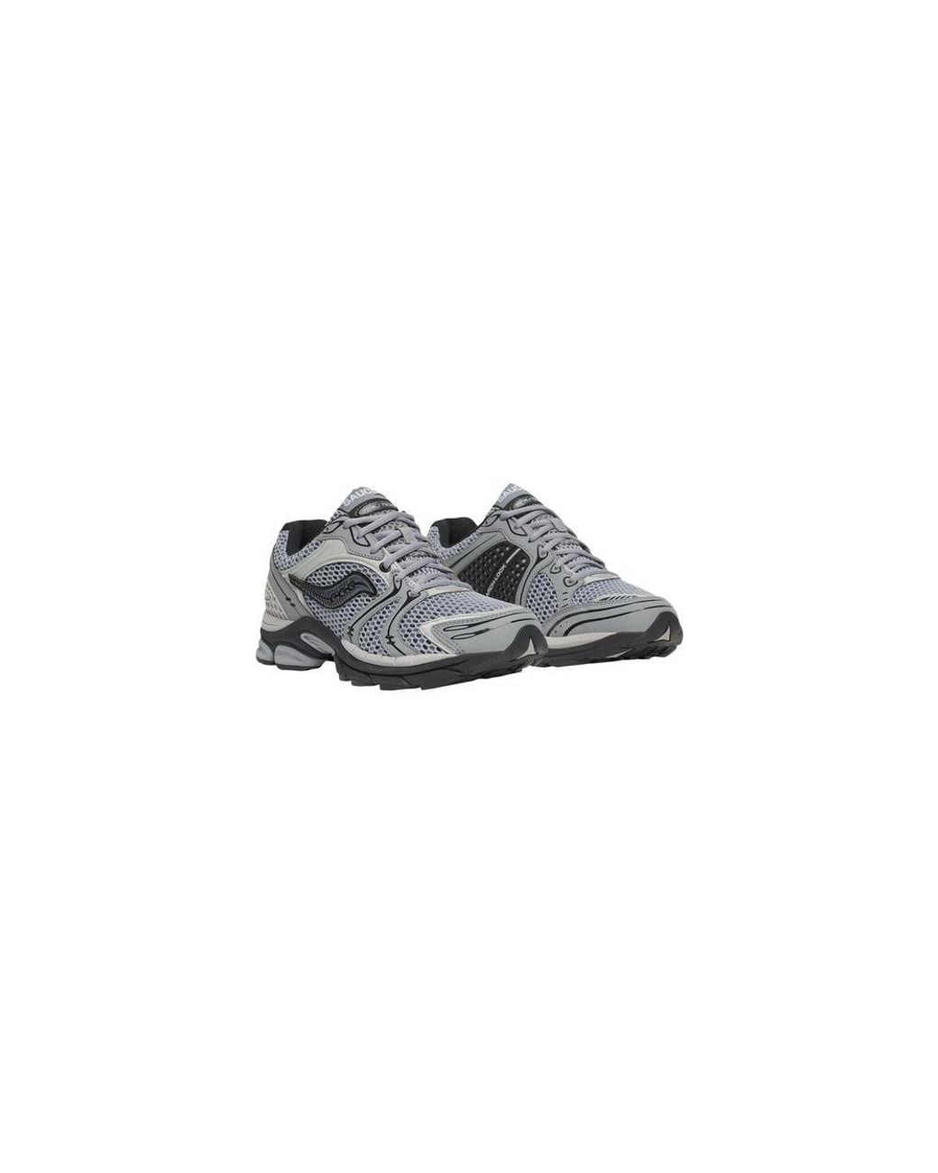 Saucony Gray Synthetic Athletic Sneakers for men
