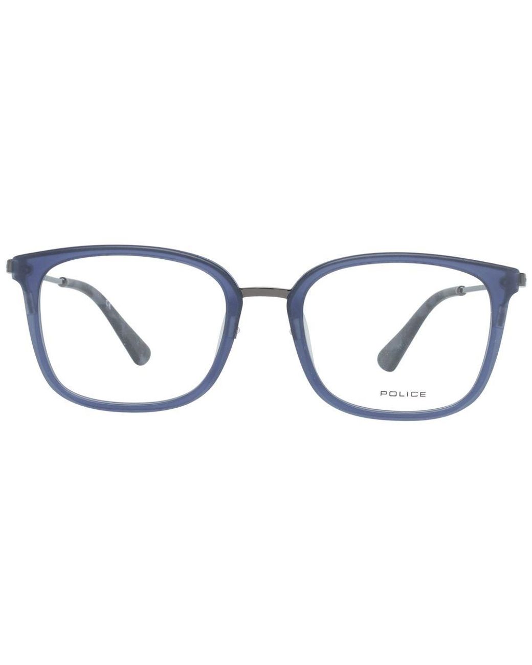 Police Blue Metal & Plastic Glasses (Frames) for men