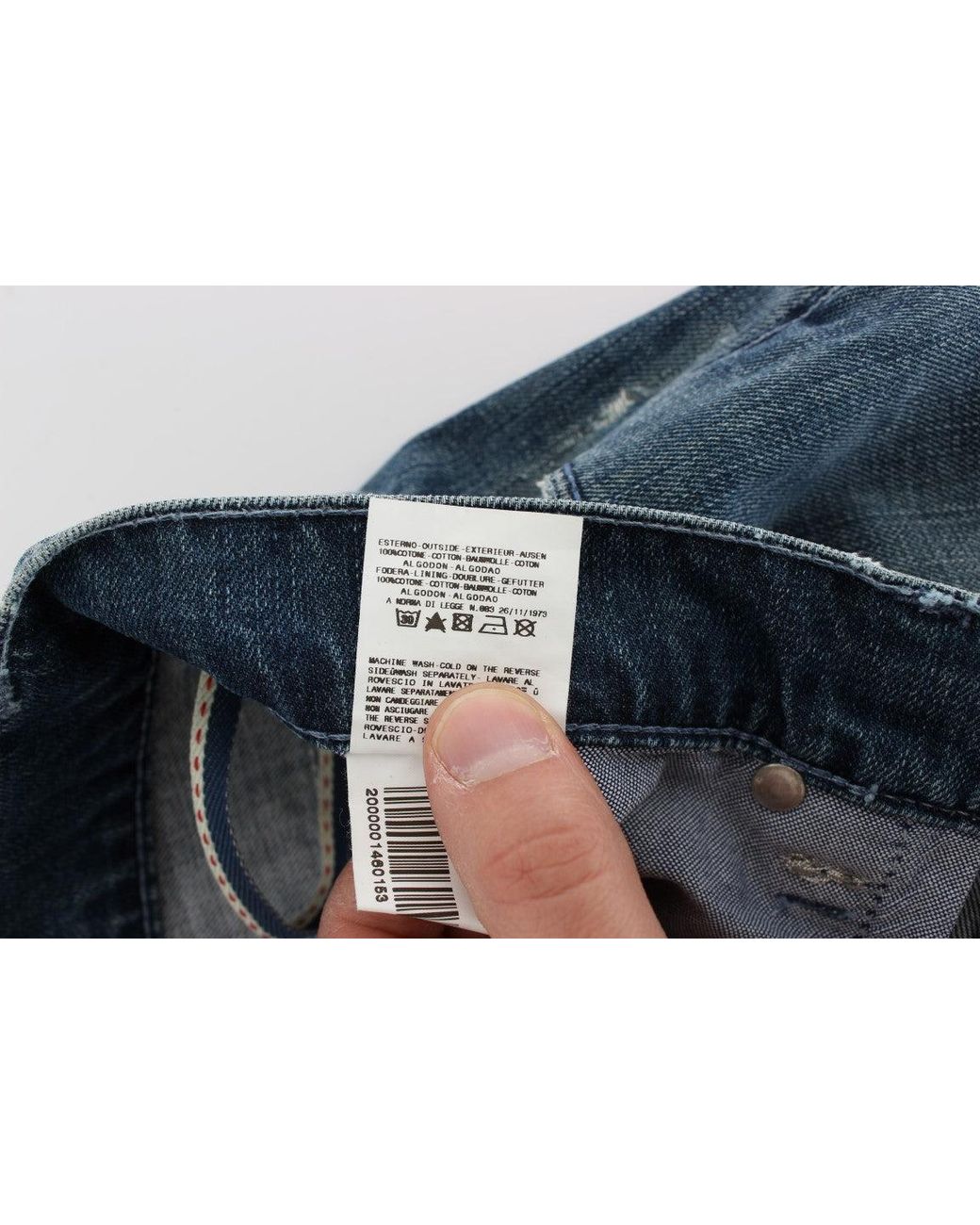 Acht Denim Straight Fit Jeans Blue Sig30493 for men