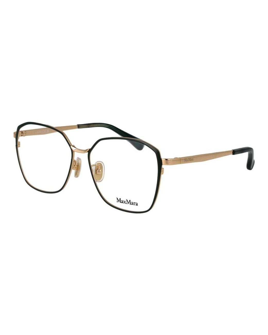 Max Mara Brown Metal Glasses (Frames)