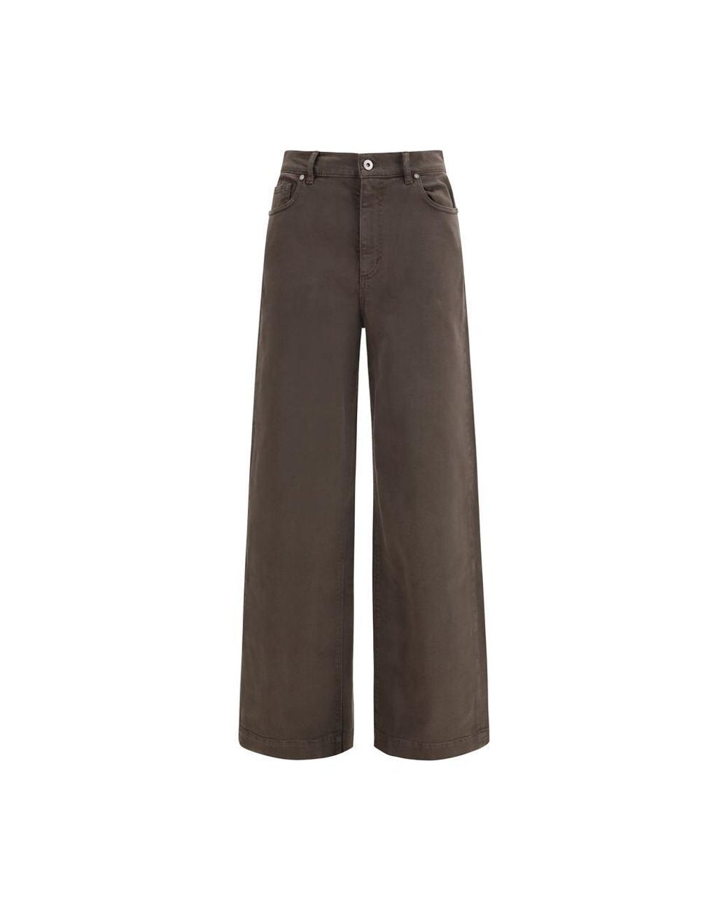P.A.R.O.S.H. Brown Cotton Casual Pants