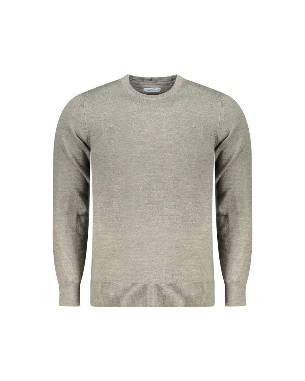 North Sails Gray Acrylic Men Sweater for men