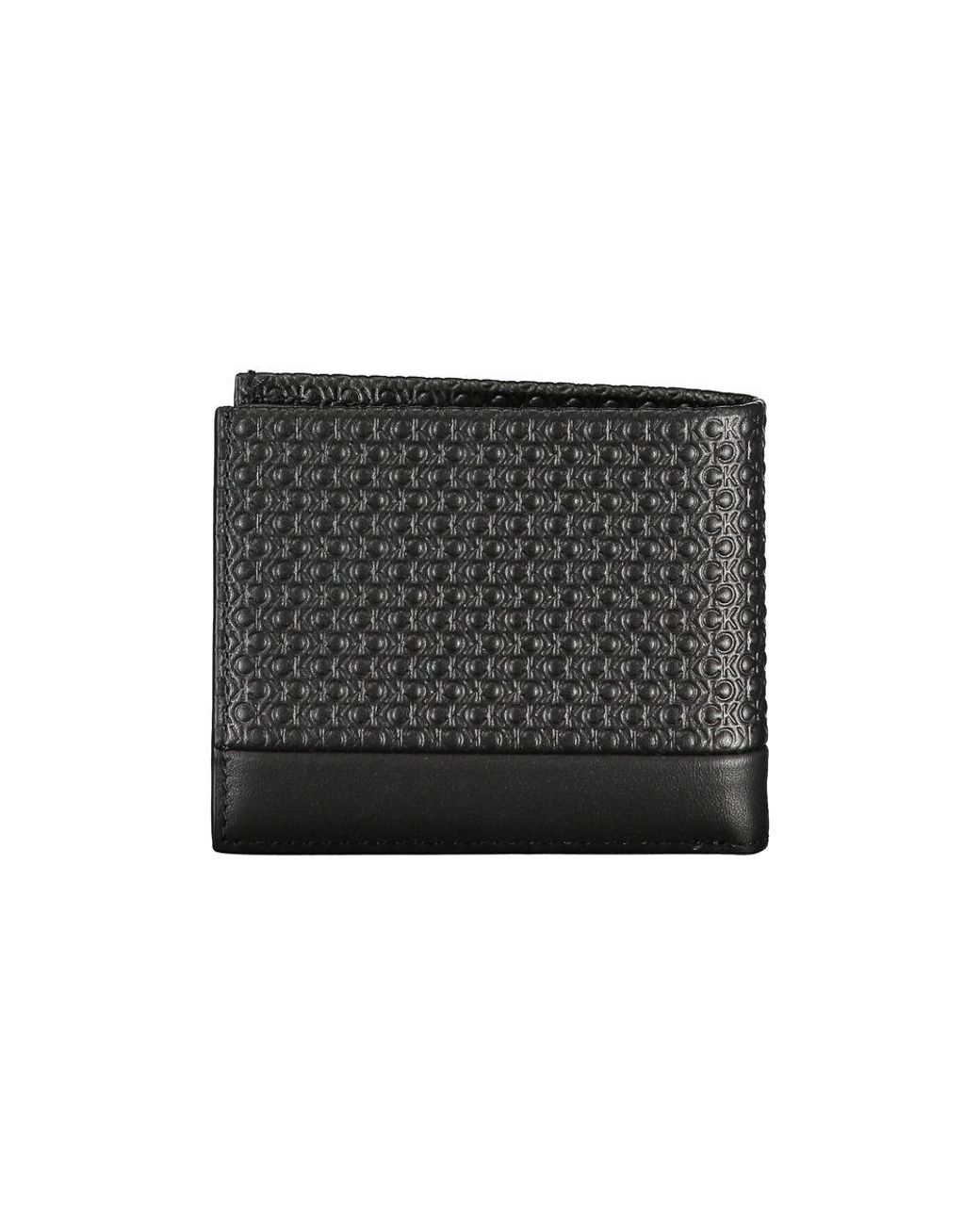 Calvin Klein Black Leather Wallet for men