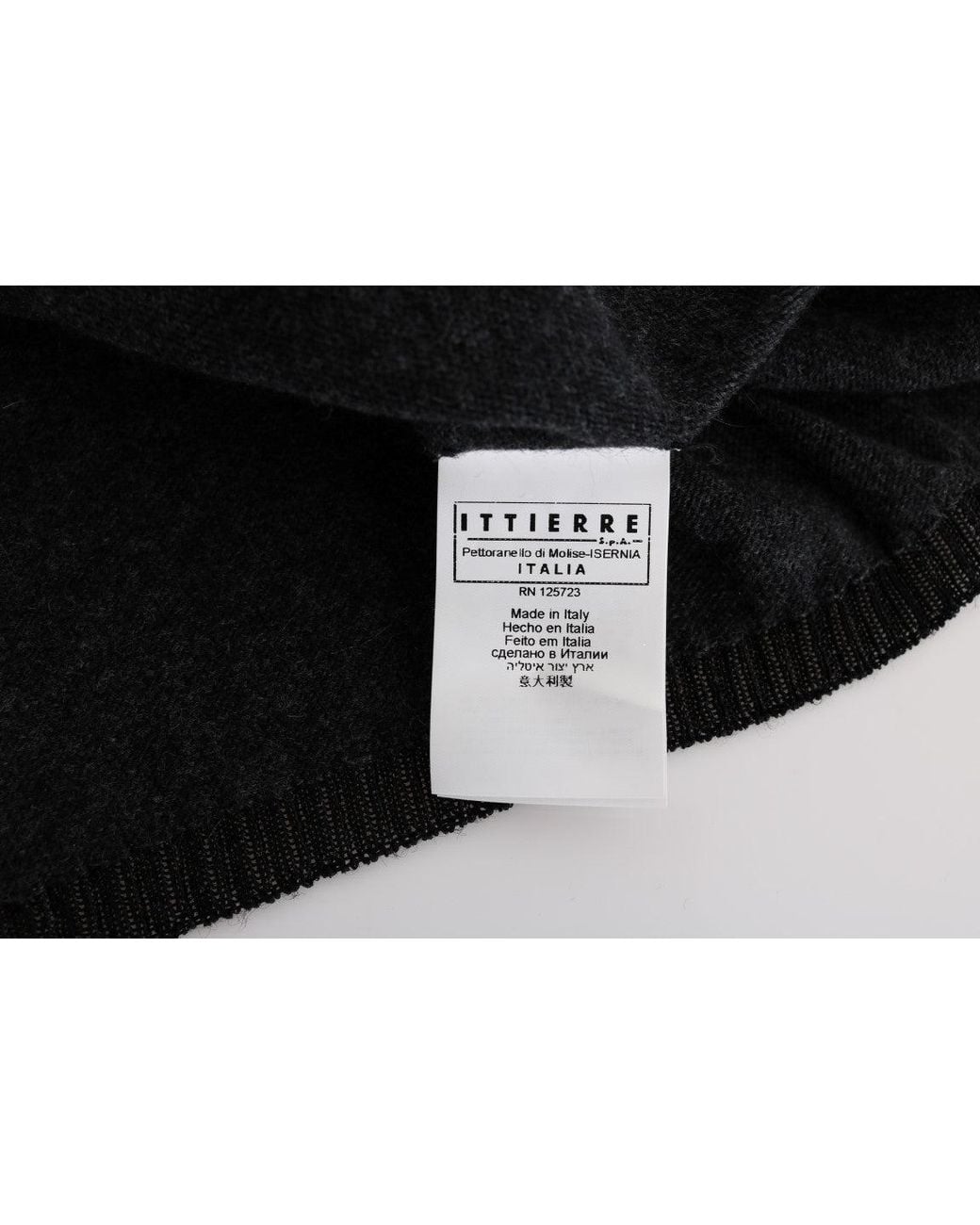 CoSTUME NATIONAL Black Viscose Knitted Sweater