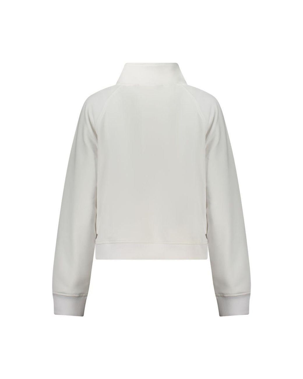 K-Way Gray White Polyester Sweater - L