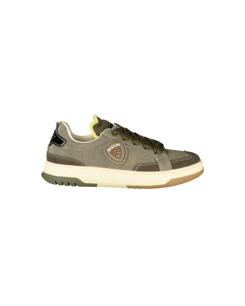 Blauer Green Leather Sneaker for men