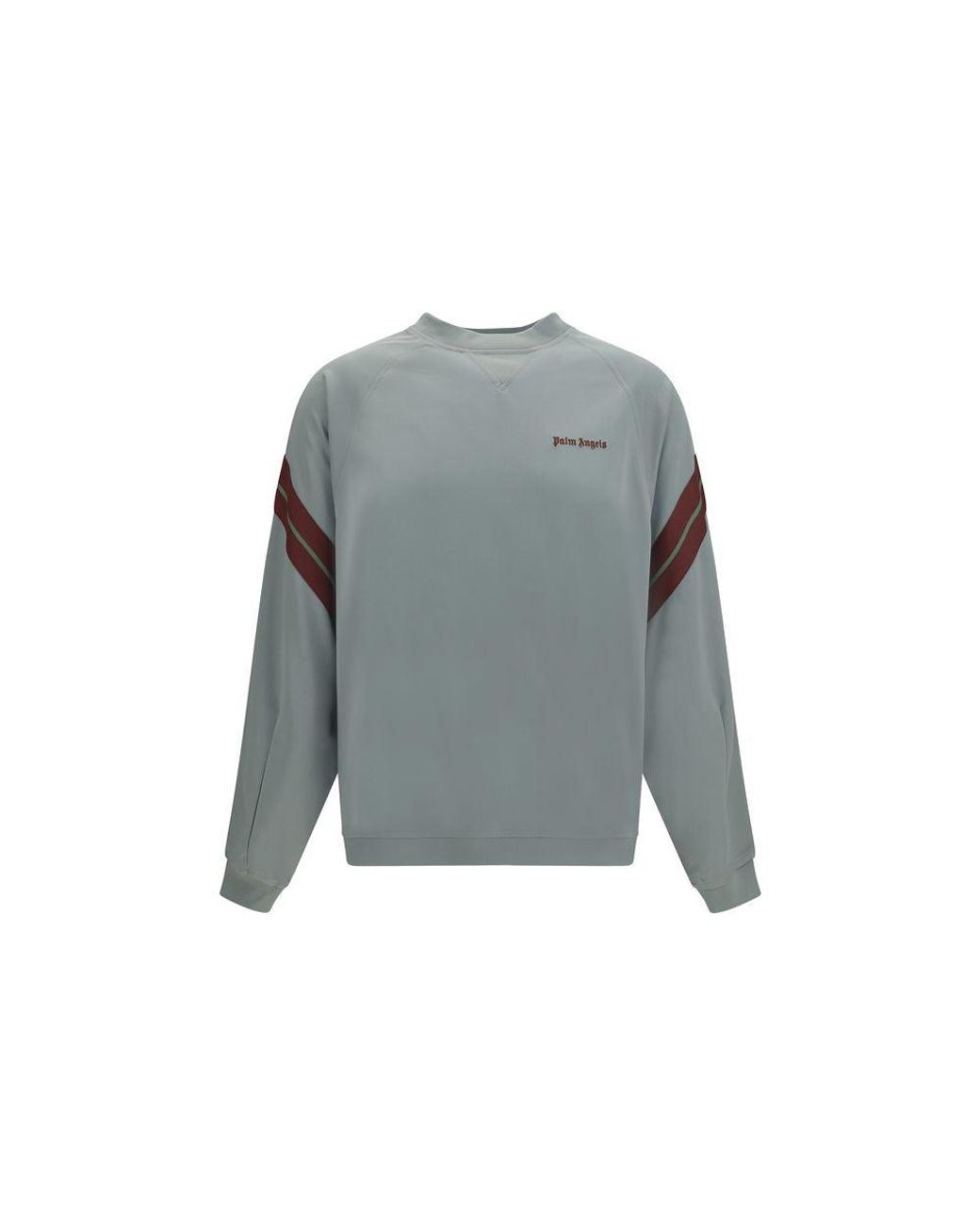 Palm Angels Gray Bicolor Polyester Sweatshirt for men