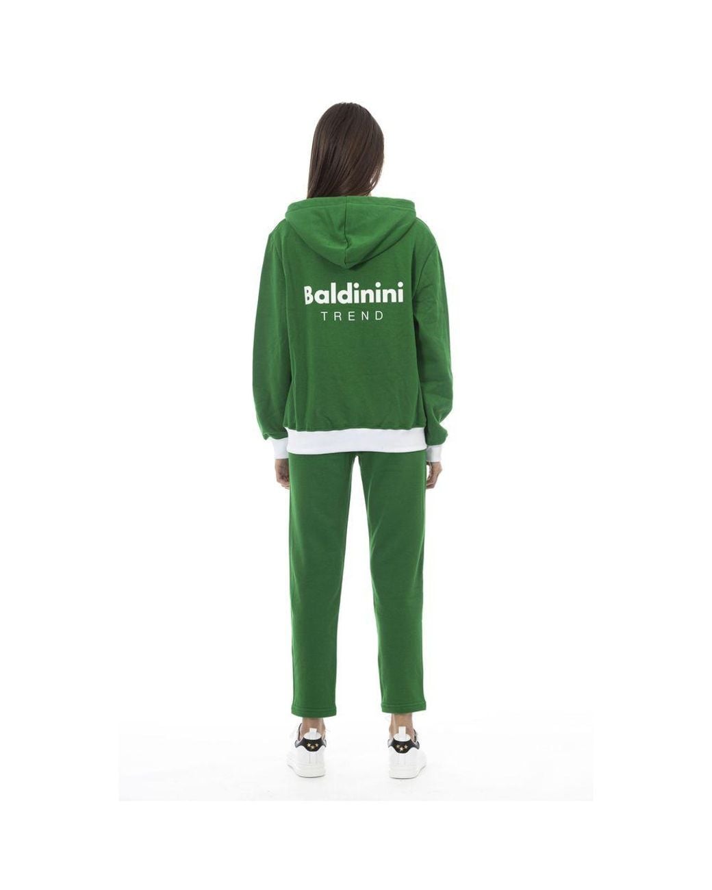 Baldinini Green Cotton Sweater