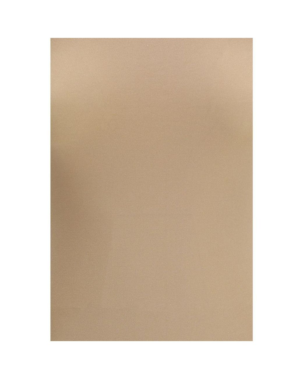 Wolford Brown Beige Cotton Bodysuit