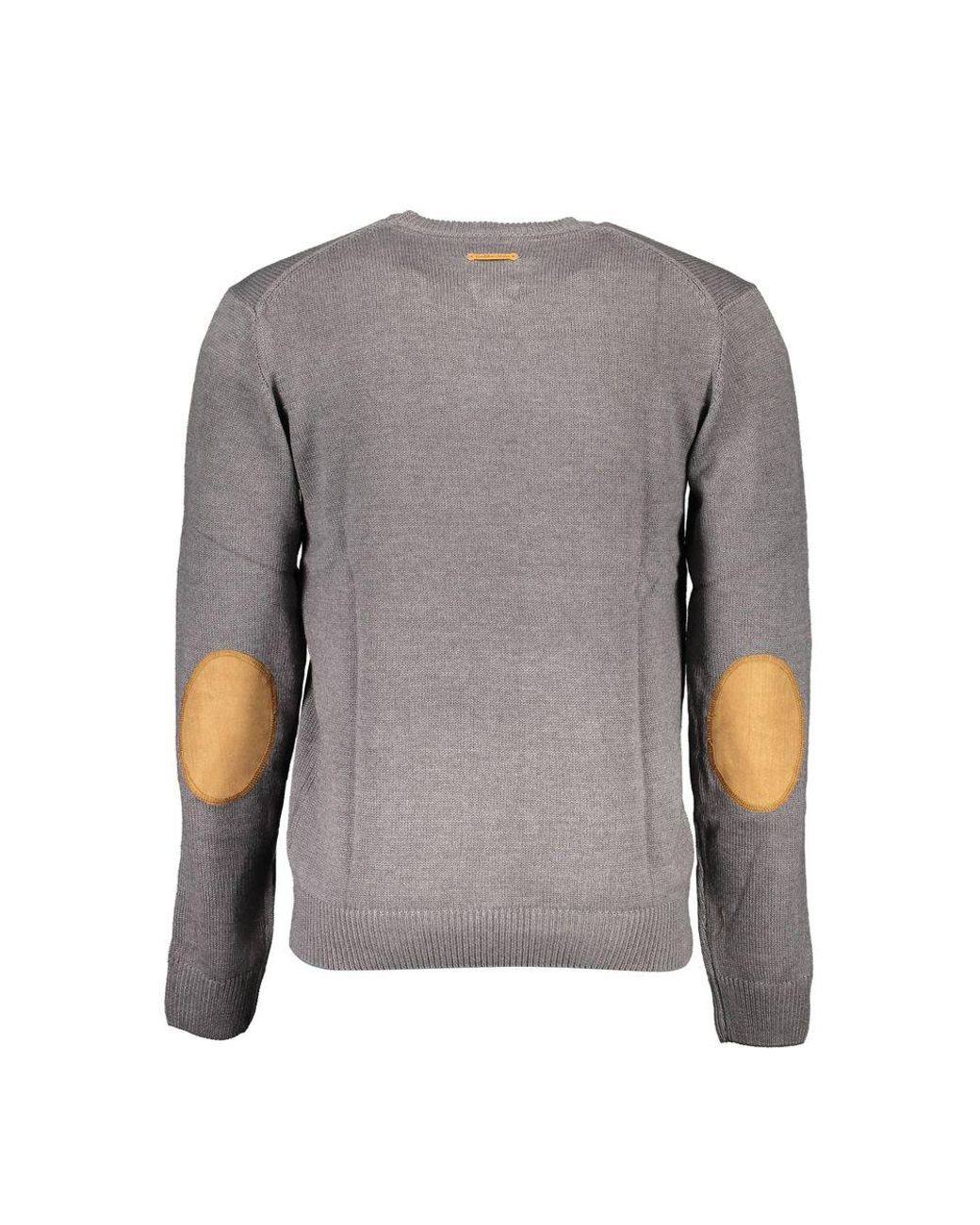 Gianmarco Venturi Gray Grigio Cotton Mens Sweater for men