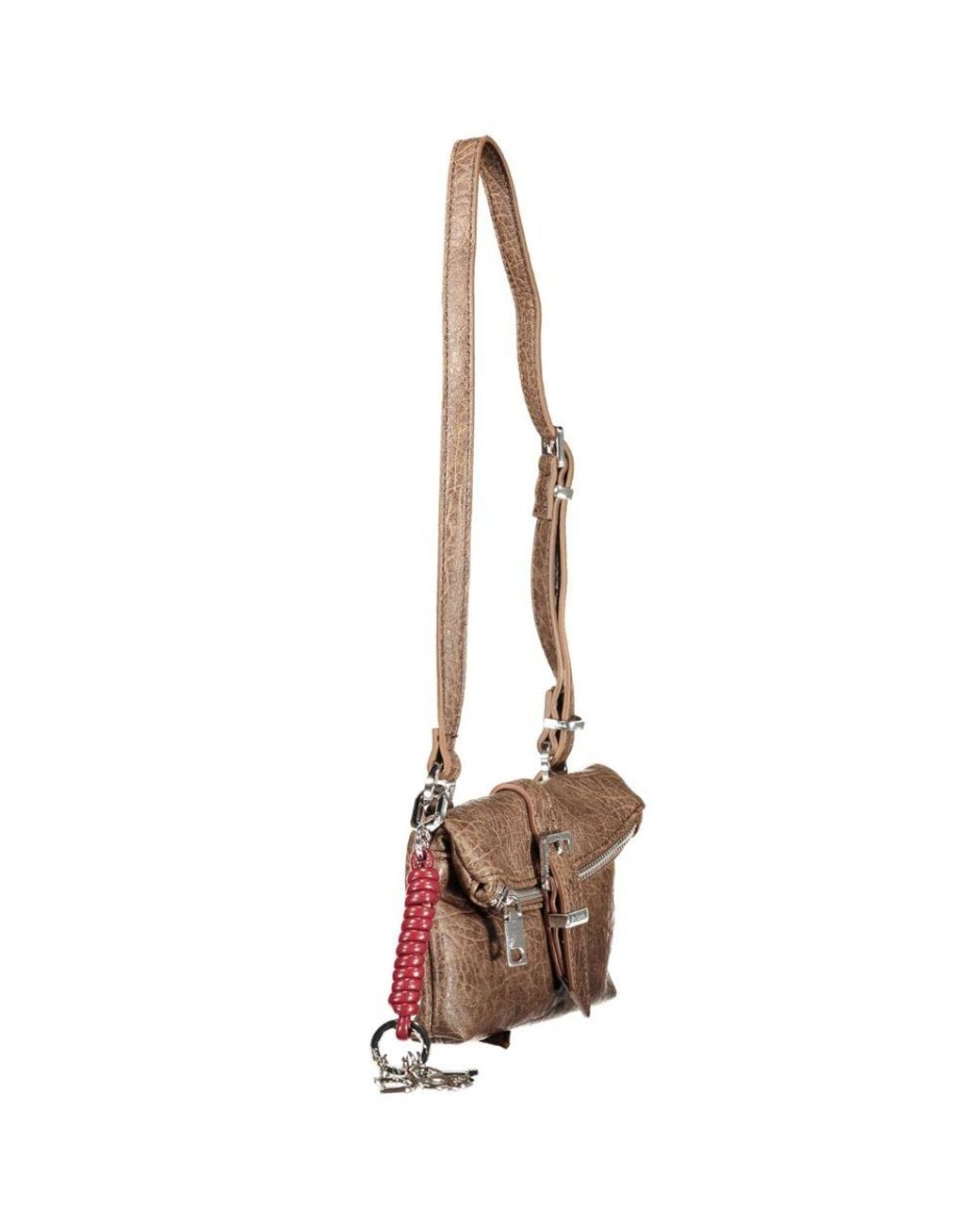 Desigual Natural Brown Polyurethane 's Bag