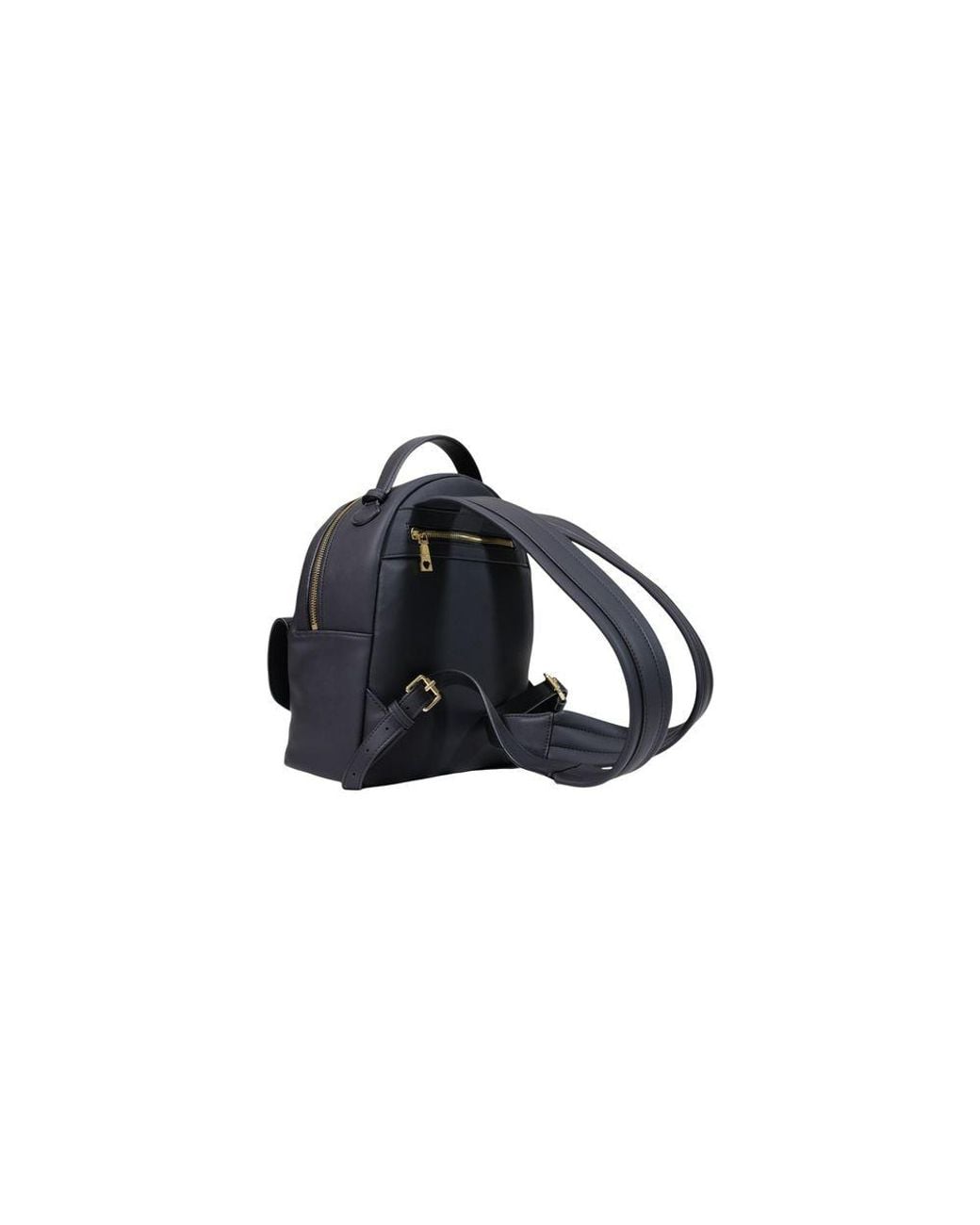 Love Moschino Blue Black Polyethylene Backpack