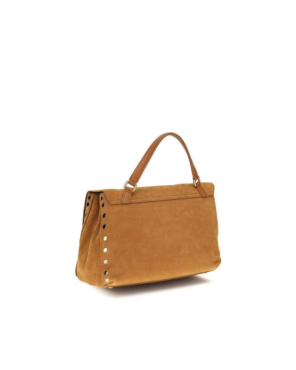 Zanellato Brown Beige Suede Leather Handbag