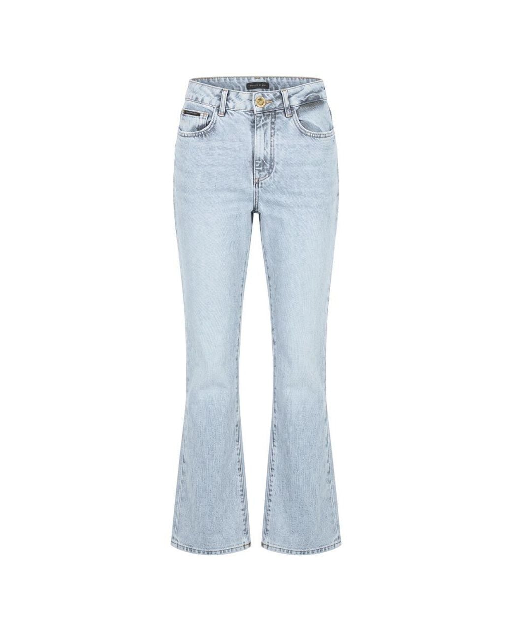 Philipp Plein Blue Cotton Jeans