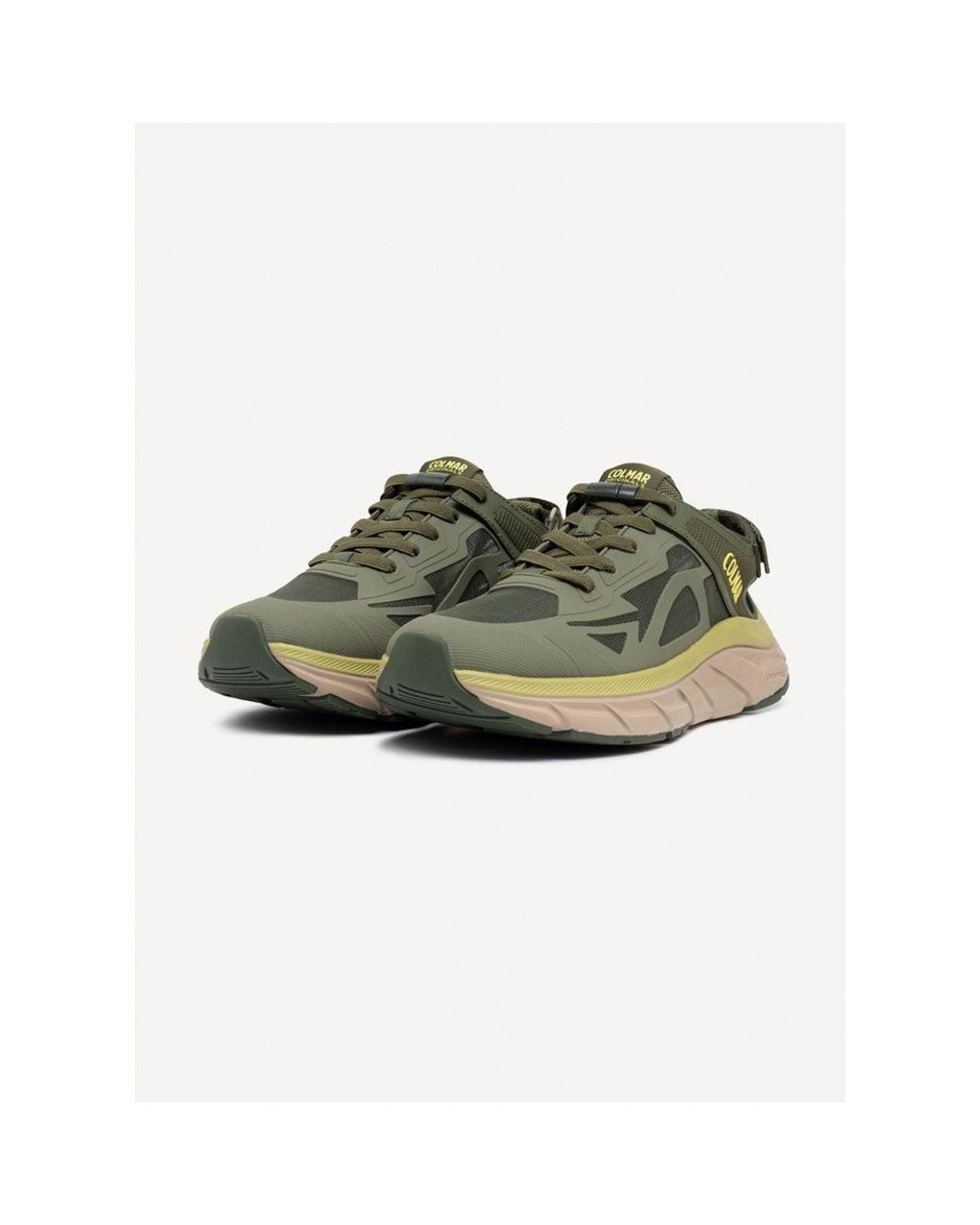 Colmar Green Army Polyethylene Athletic Sneakers