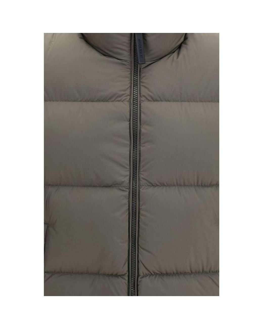 Woolrich Gray Bicolor Goose Down Full for men