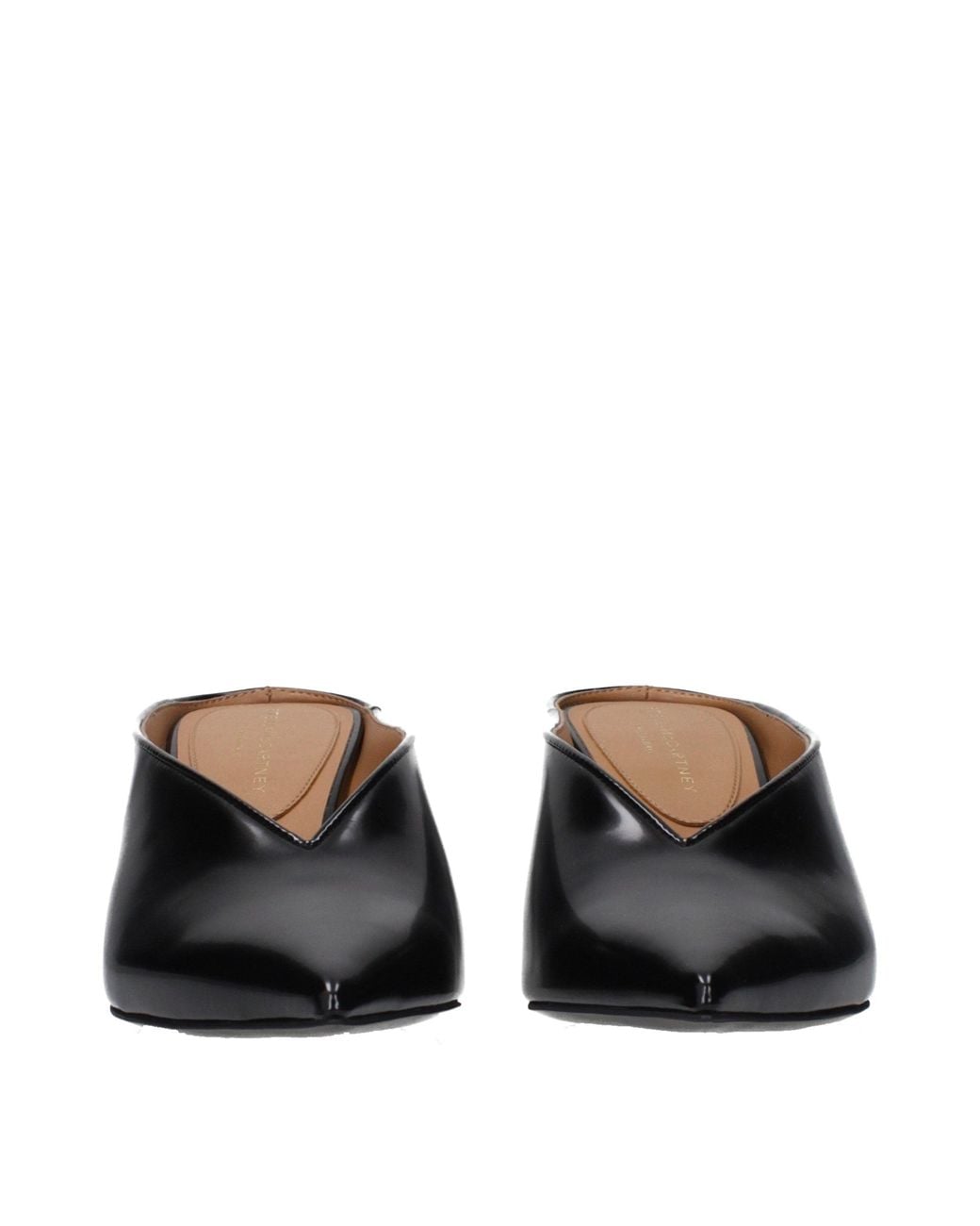 Stella McCartney Black Leather High Heel Pumps