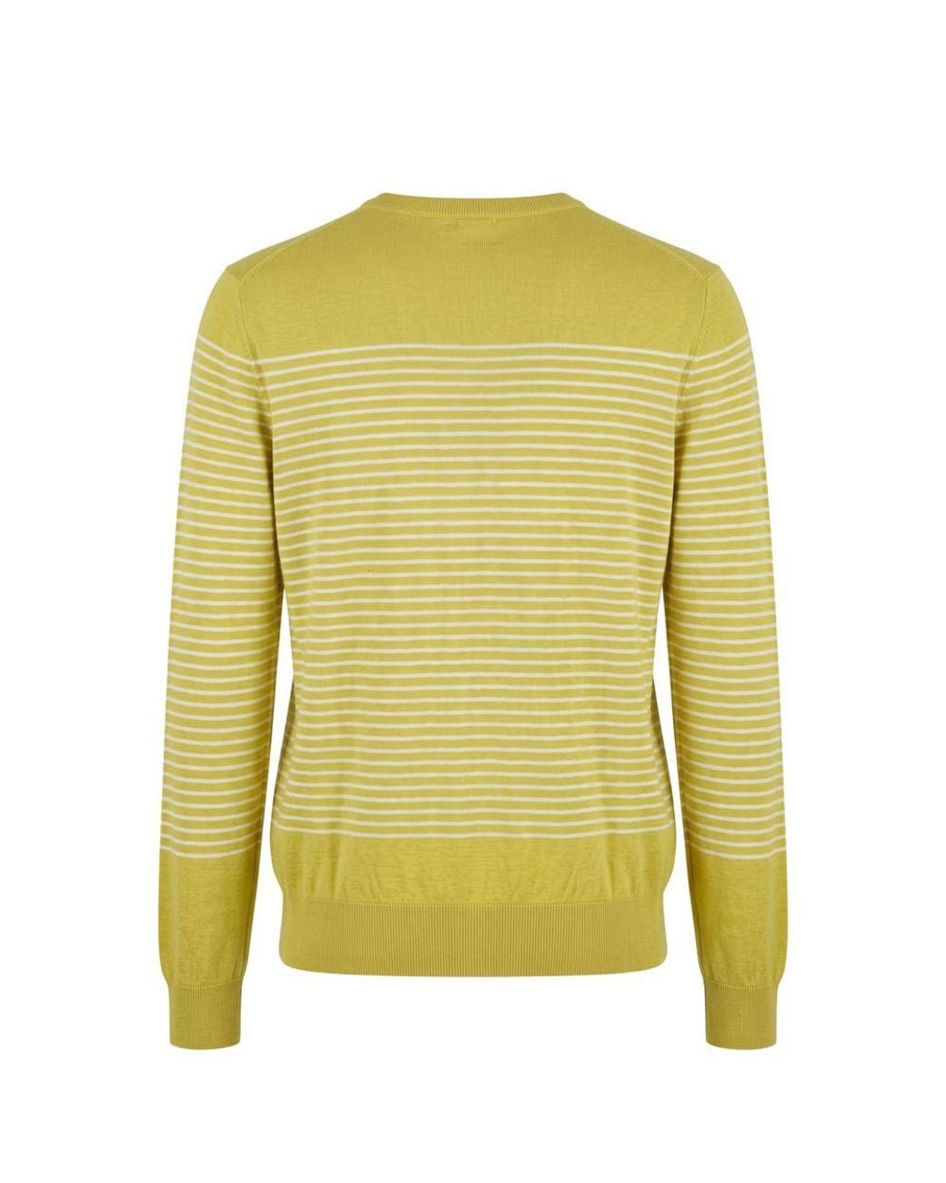 Malo Yellow Green Cotton Men's Sweater for men
