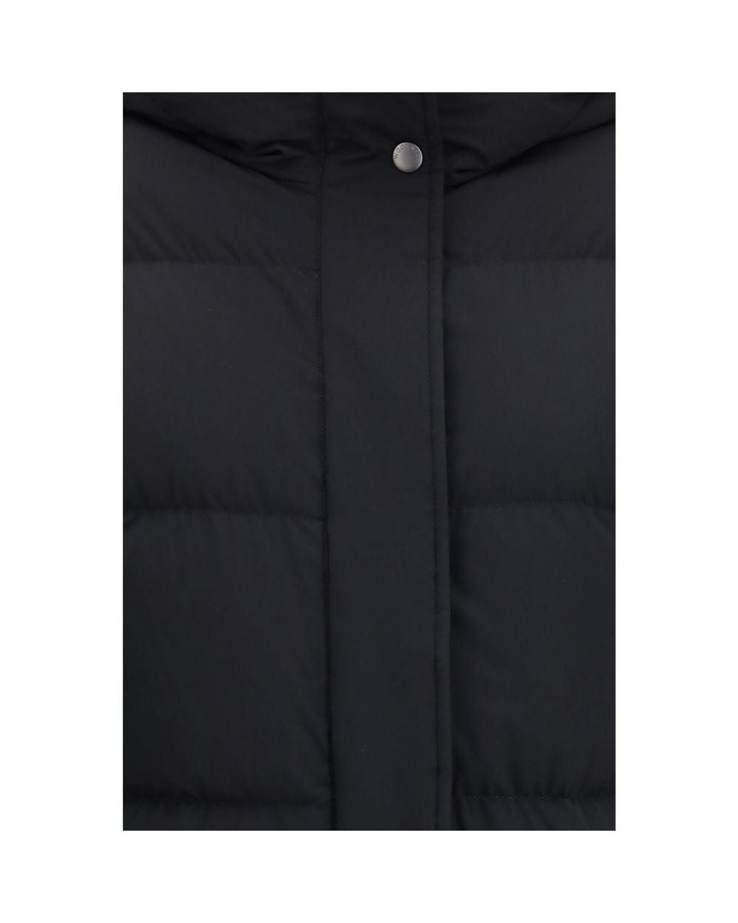 Woolrich Blue Black Polyamide Coat