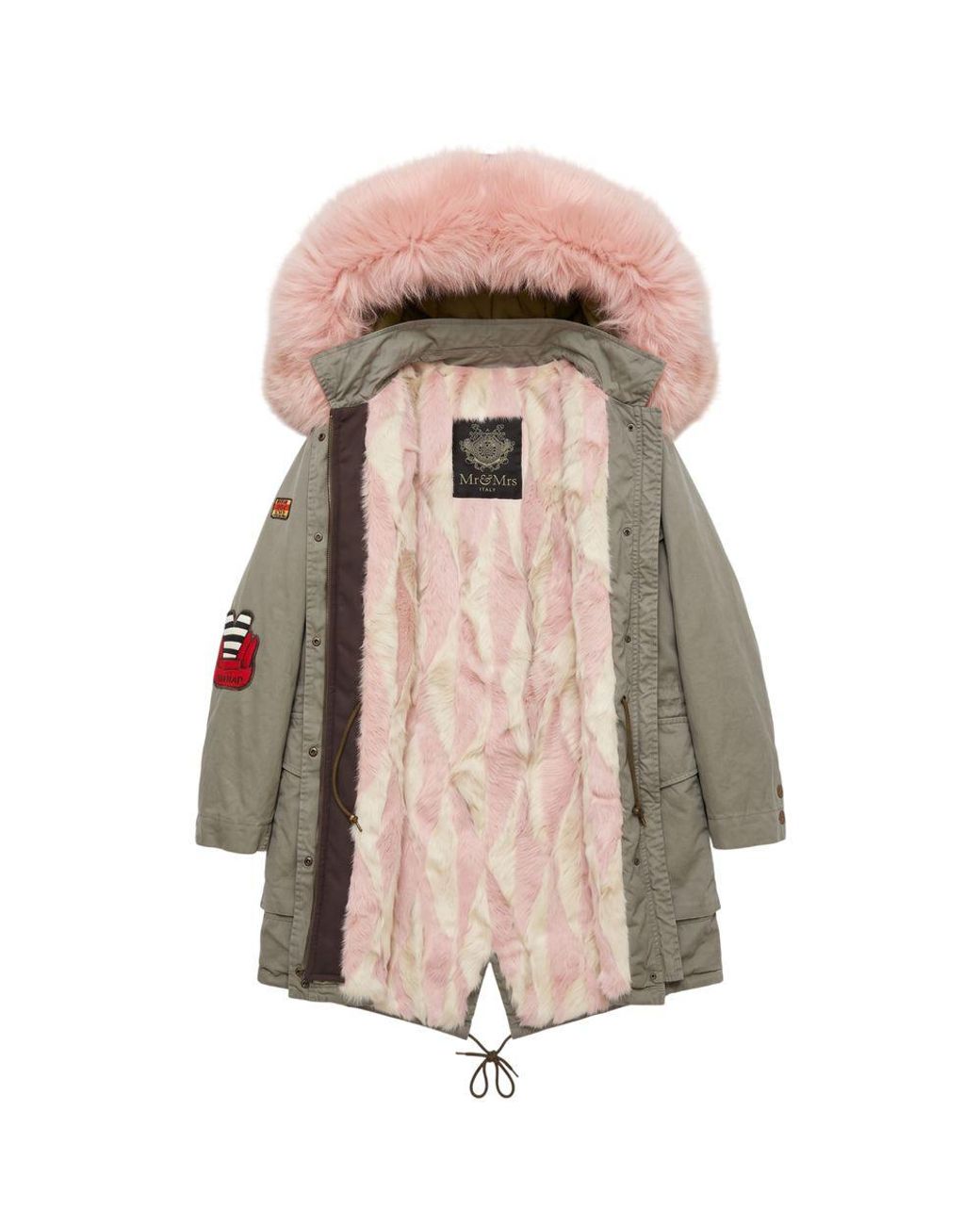 MR & MRS Gray Pink Cotton 's Jacket