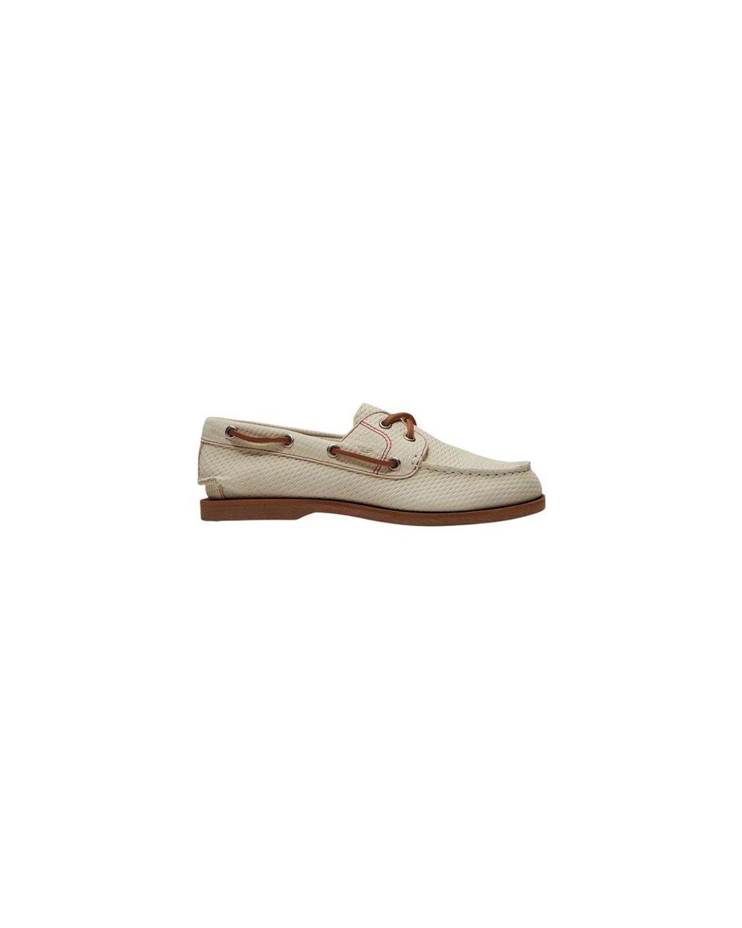 Timberland White Beige Leather Platform Pumps