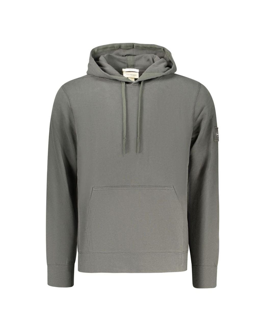 Calvin Klein Gray Green Cotton Sweatshirt for men