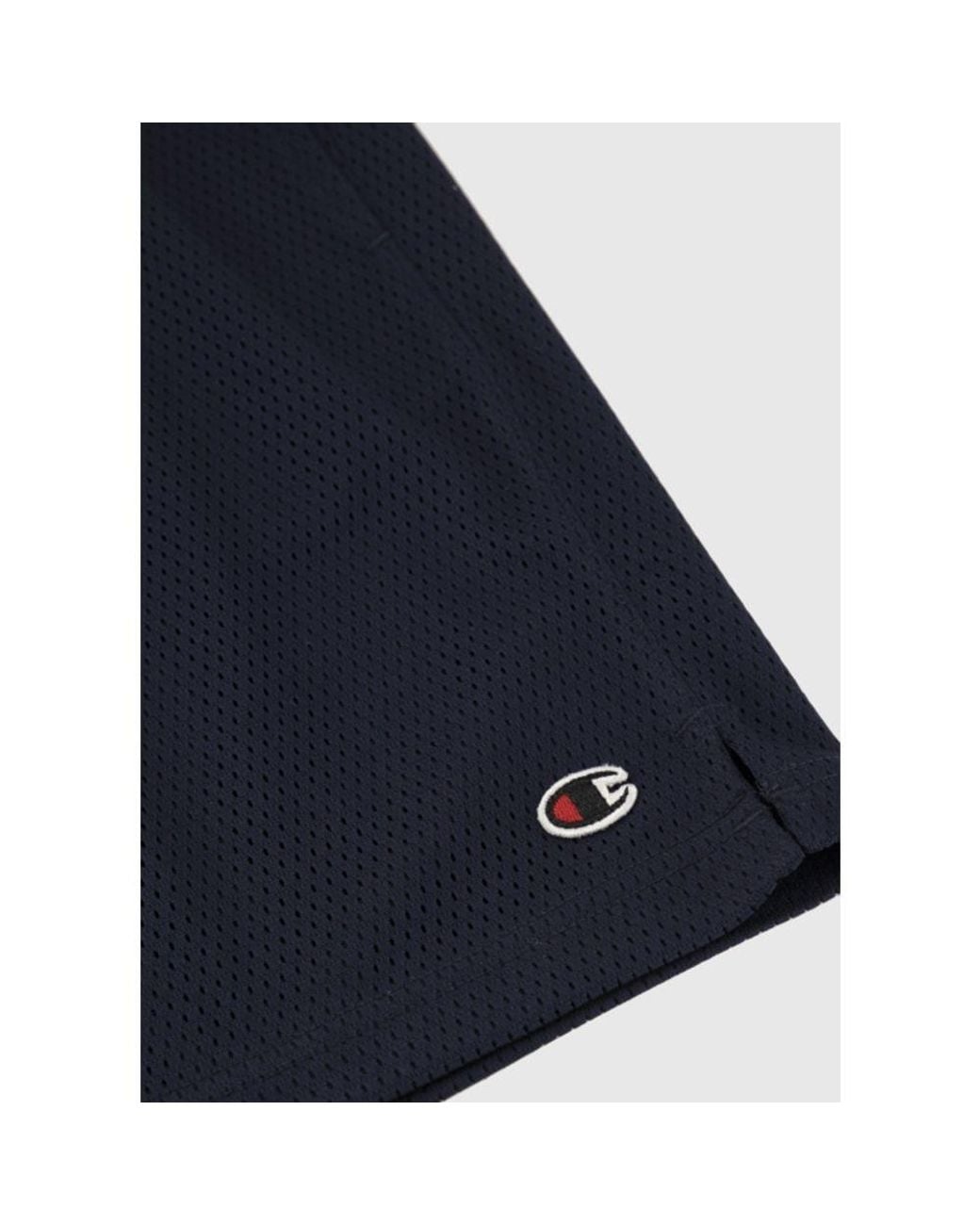 Champion Blue Polyester Bermuda Shorts for men
