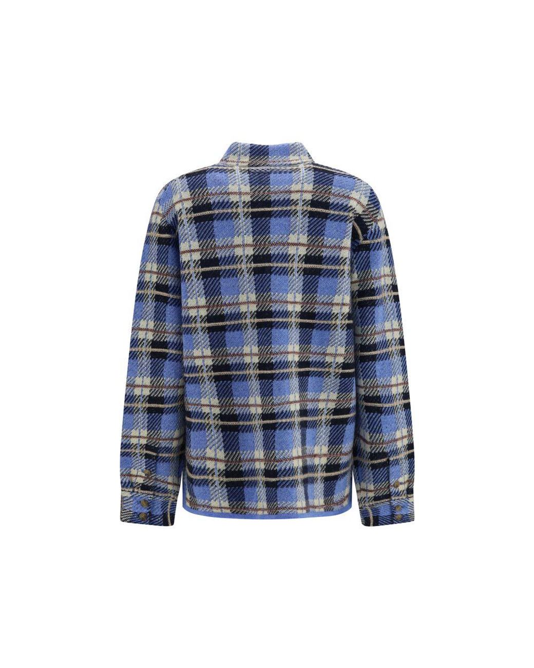 Guest In Residence Blue Cashmere Dress Shirt