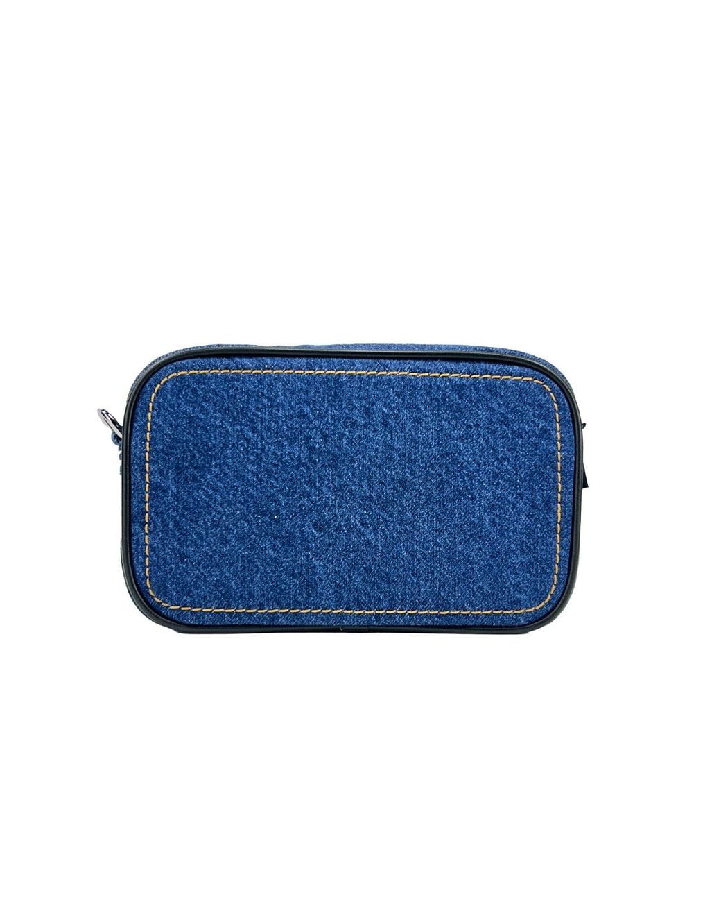 Marc Jacobs Blue Flash Denim Camera Crossbody Bag Purse