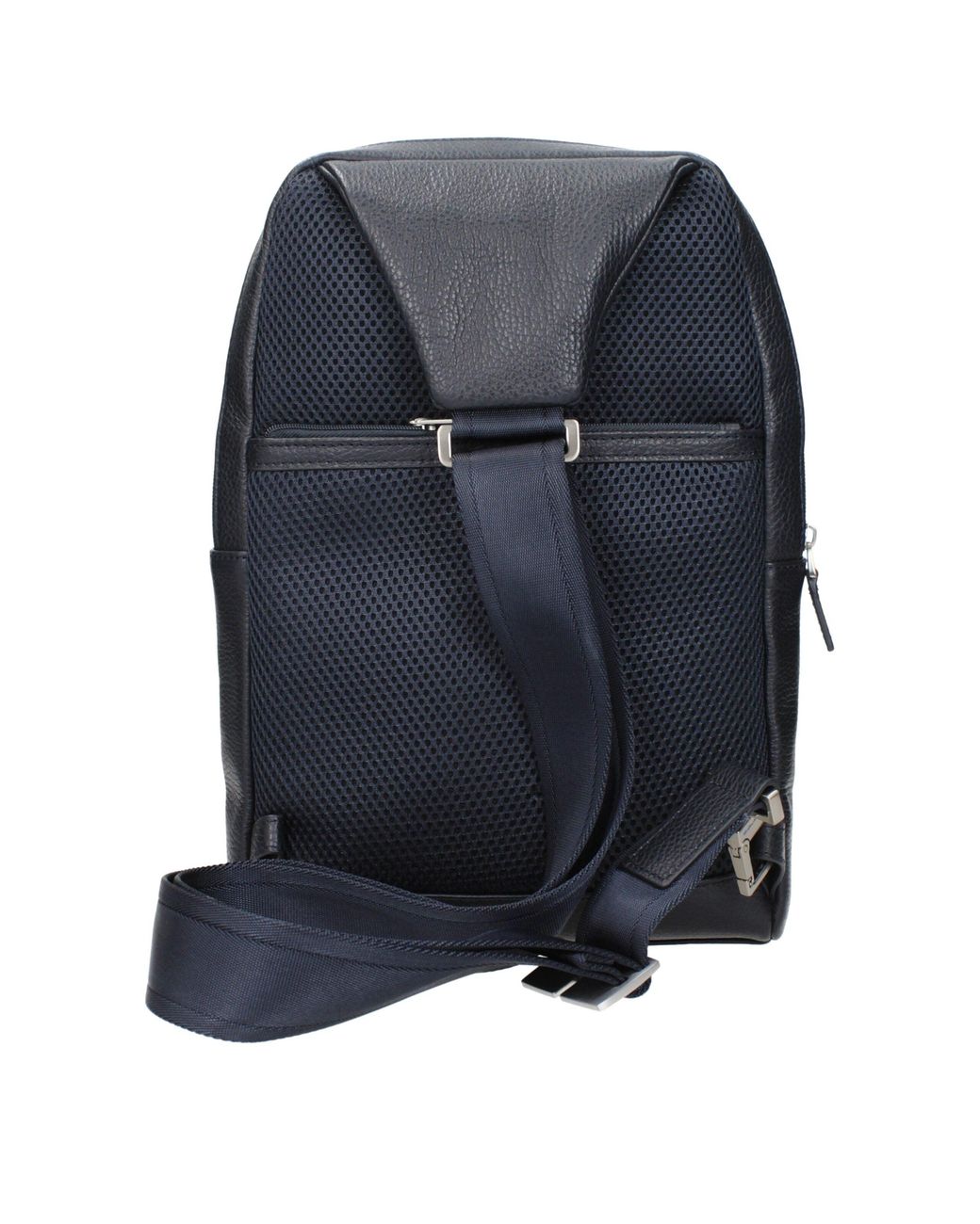 Piquadro Gray Leather Crossbody Bags