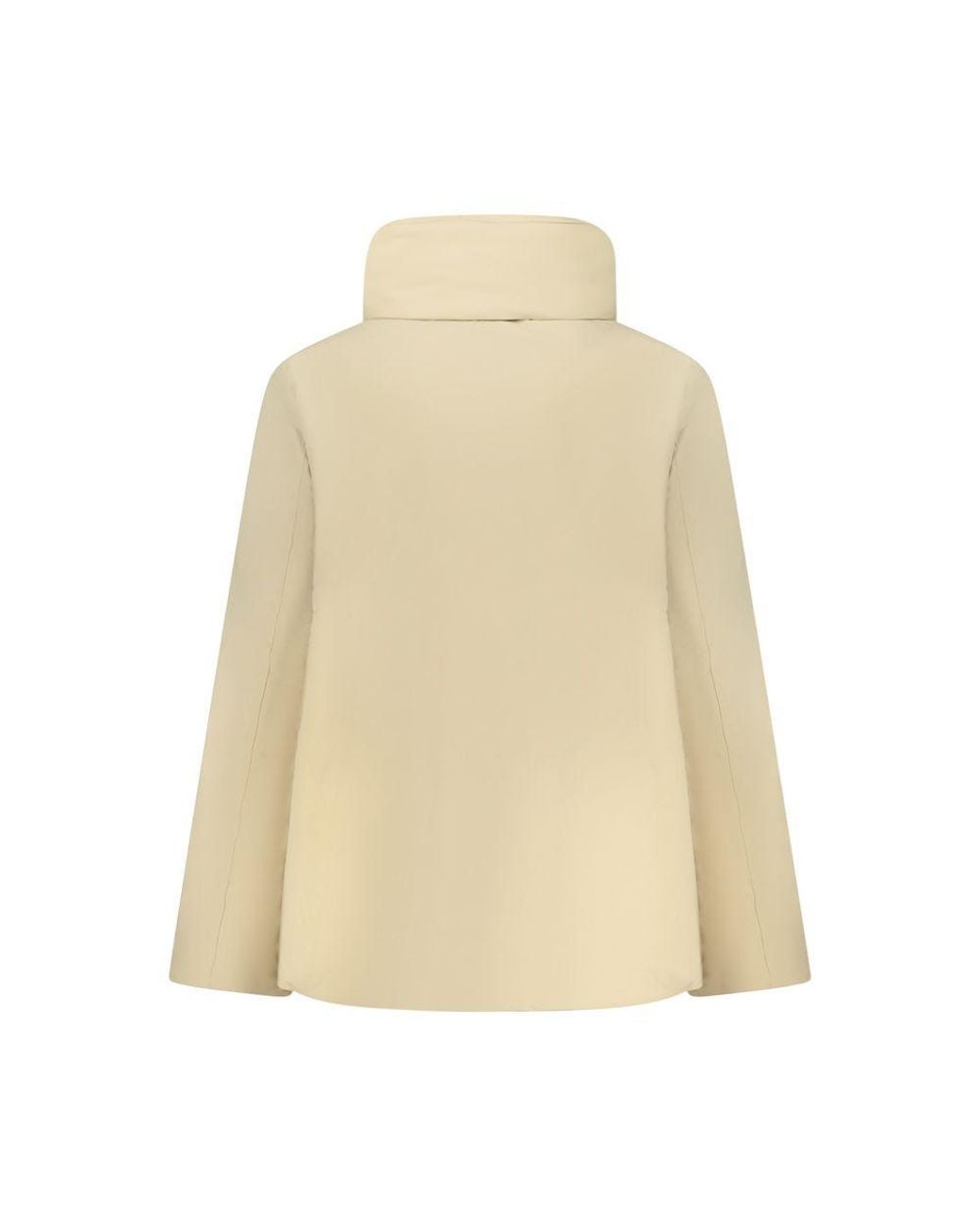 K-Way Natural Beige Nylon Jacket - S